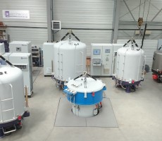Different sizes of cold-wall plasma nitriding equipment, manufactured by Ionitech.